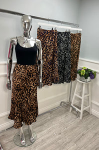 ‘Eloise’ Leopard Print Skirt