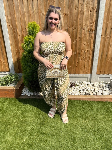 ‘Laurie’ Leopard Print Jumpsuit