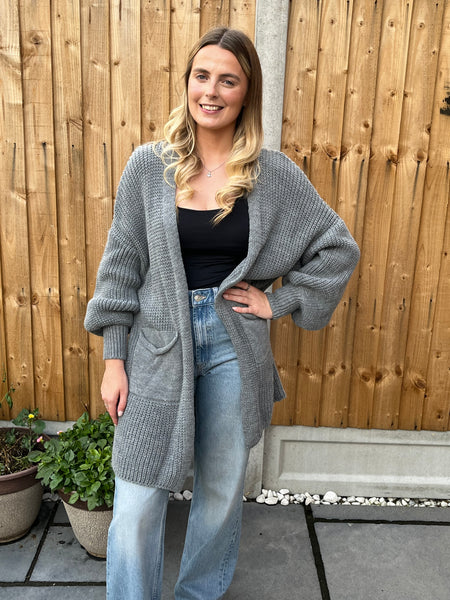 ‘Laura’ Balloon Sleeve Cardigan