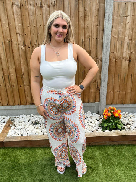 Mandala Print Trousers