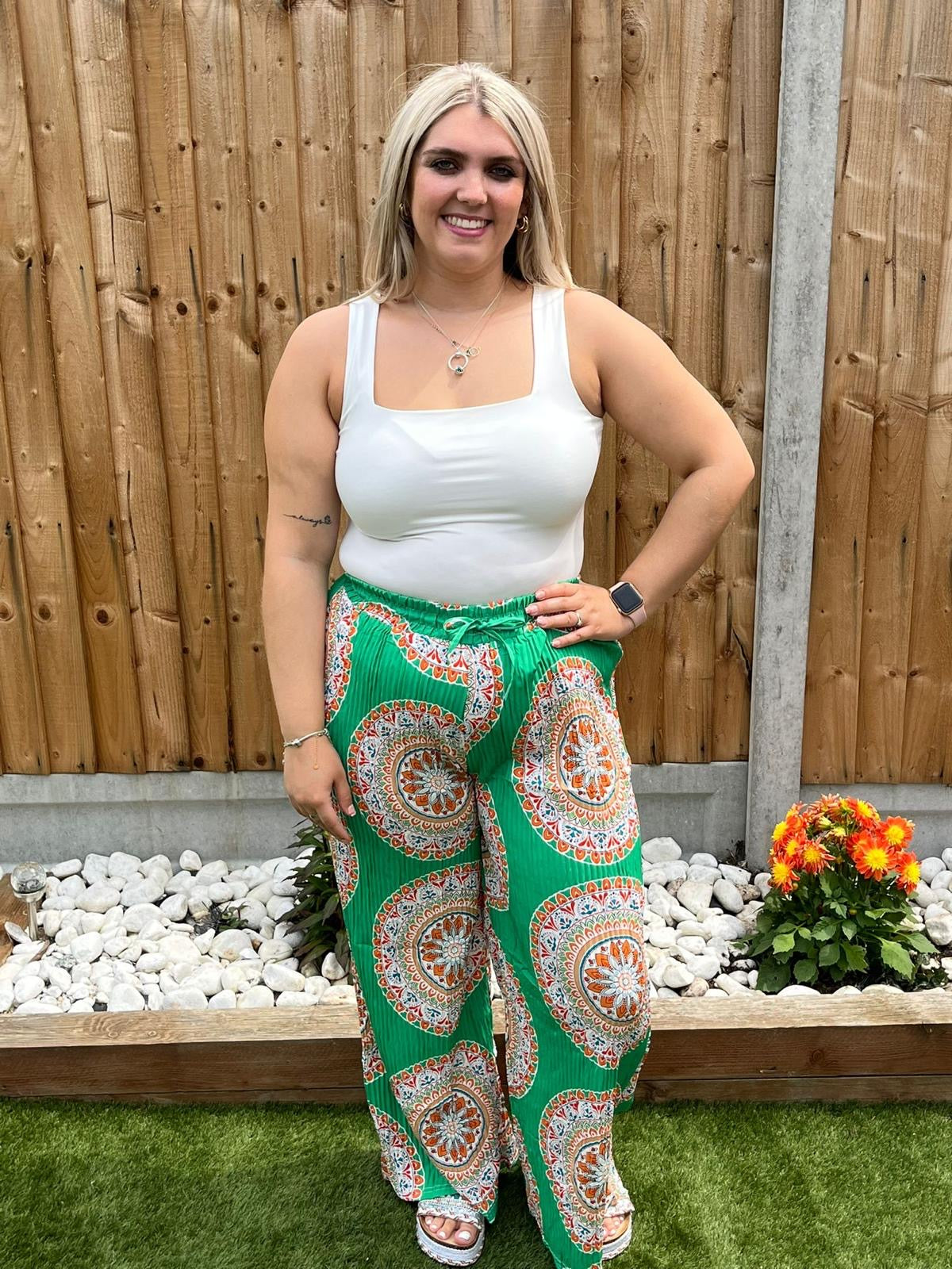 Mandala Print Trousers